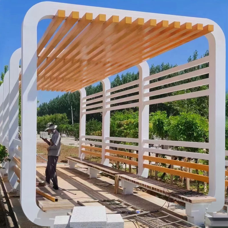 স্টেইনলেস স্টীল শিল্প pergola